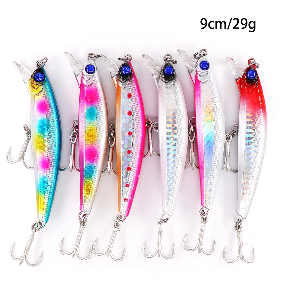 Mồi Câu Cá Giả Kích Thước 9cm 29g Chất Liệu Cứng Chuyên Dụng