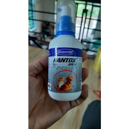 Thuốc xịt ghẻ hantox cho thỏ,chó mèo..