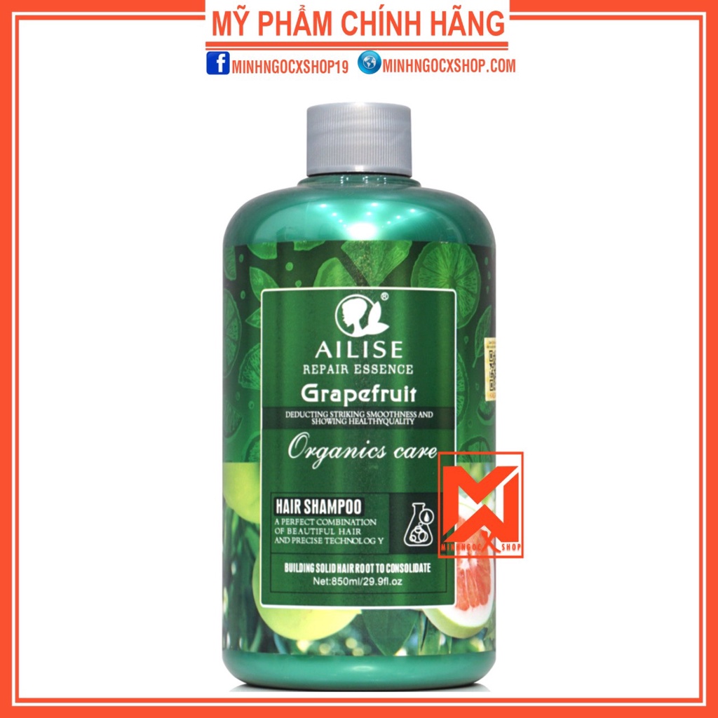 Dầu gội ALISE tinh chất bưởi phục hồi, chống rụng tóc 850ml chính hãng