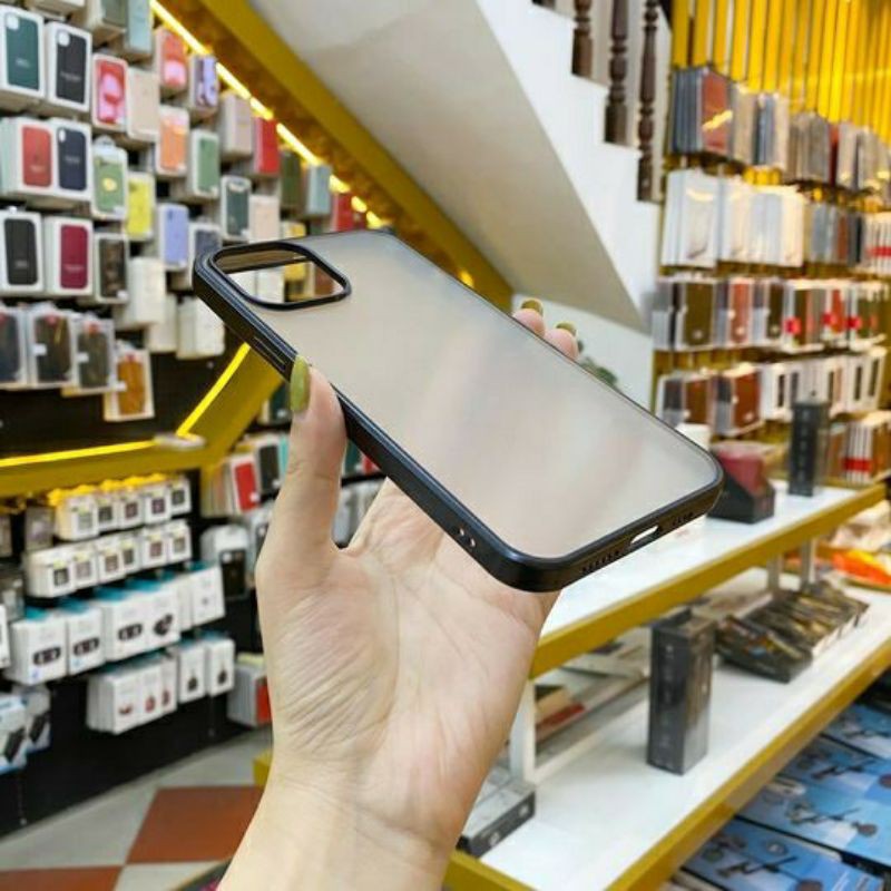Ốp KST lưng nhám mạ viền dành cho dành cho iphone 12 Mini/ 12 Max/ 12 Pro / 12 Promax