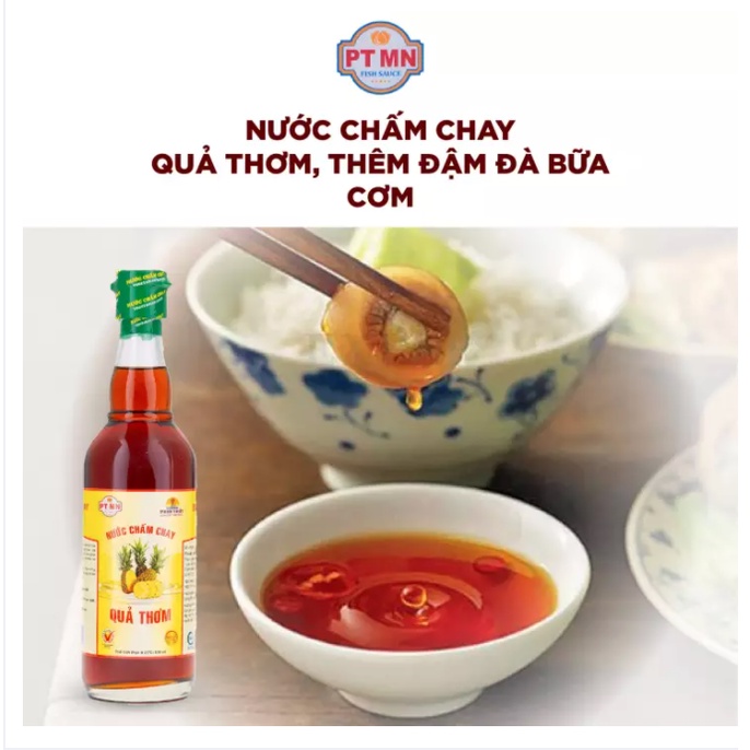 Nước Mắm Chay Quả Thơm Phan Thiết Mũi Né - Chai thuỷ tinh 310ml