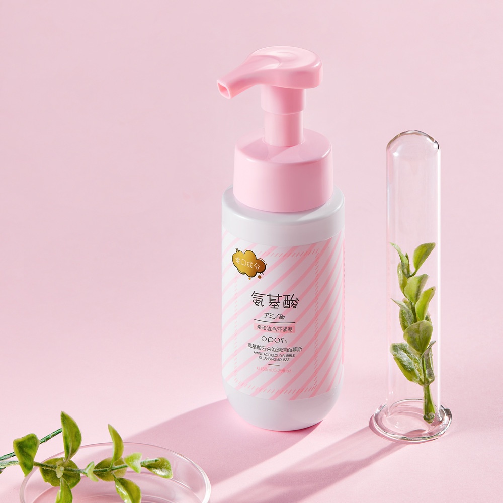 Sữa Rửa Mặt Tạo Bọt Amino acid Dưỡng Ẩm Tẩy Tế Bào Chết Làm Sạch Da Nhạy Cảm TTB303