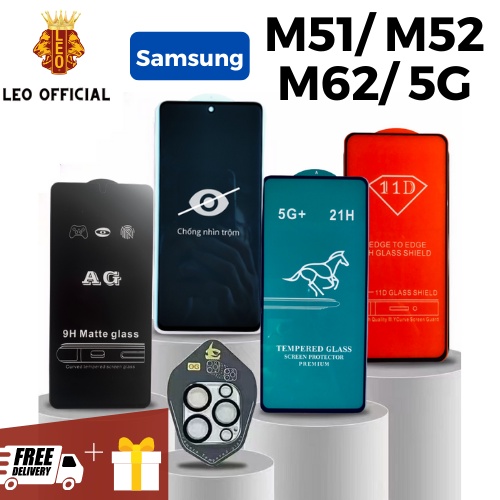 Kính Cường Lực Samsung M51 - Cao Cấp - Full màn hình 11D - Độ cứng 9H - Độ trong suốt cực cao [FreeShip_50K]