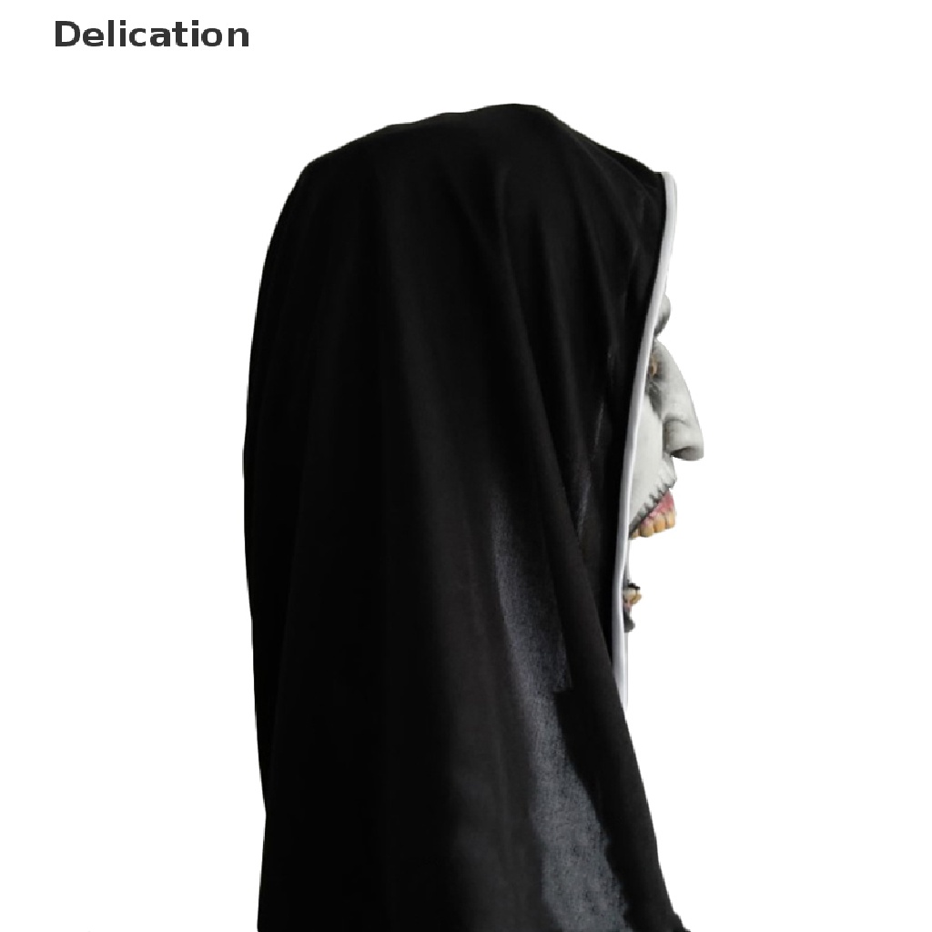 [Delication] Mặt Nạ Hóa Trang Halloween Kinh Dị Nun Latex Với Khăn Trùm Đầu Hóa Trang Valak