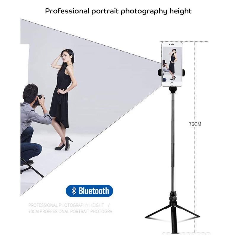 Gậy Selfie Mini Bluetooth Điều Khiển Từ Xa Cho Iphone Android