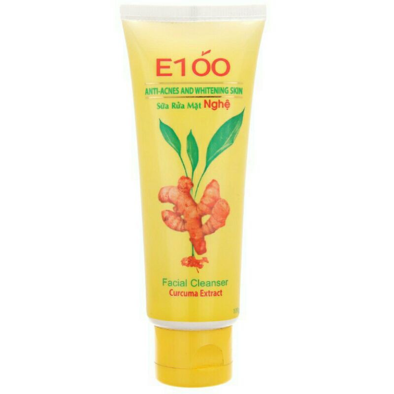 Sữa rửa mặt nghệ E100 chai lớn 100ml