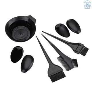 [Hàng mới về] Bộ 5 dụng cụ nhuộm tóc gồm lược + cọ + chụp tai DIY