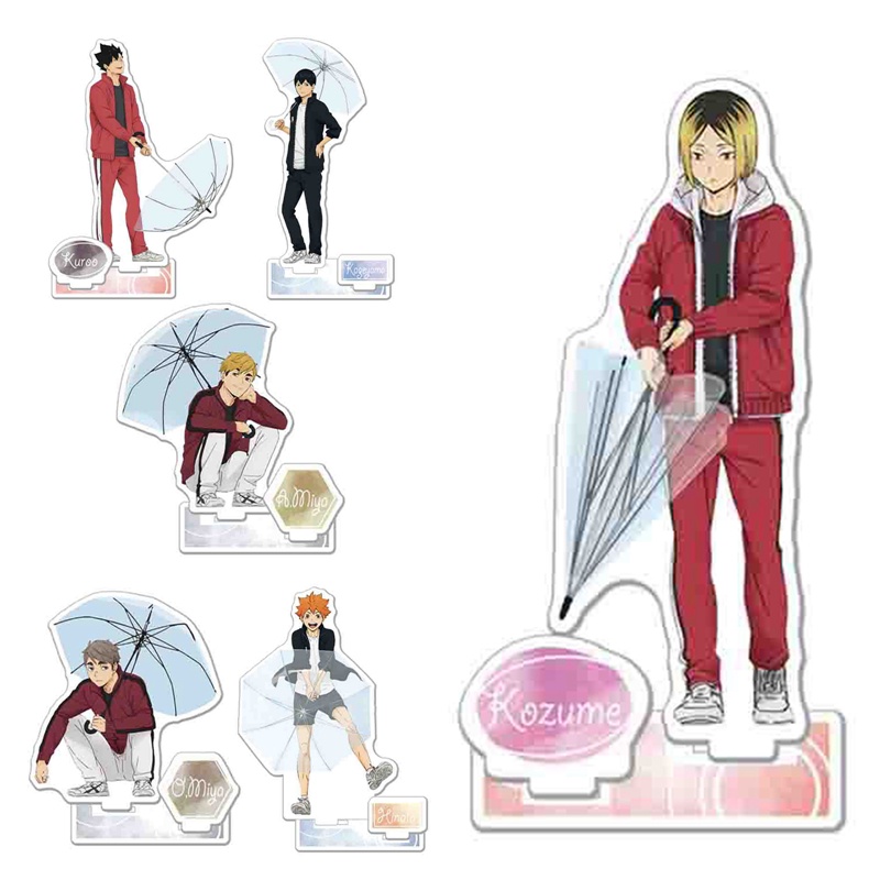 Mô Hình Nhân Vật Haikyuu Đứng Bằng Acrylic Trang Trí Bàn Làm Việc