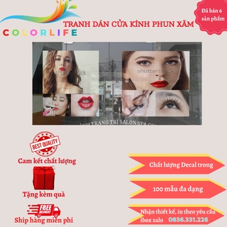 🤜GIÁ HỦY DIỆT🤛 COMBO 2 TRANH DÁN CỬA KÍNH TRANG TRÍ PHUN XĂM THẢM MỸ CHẤT LƯỢNG CAO (CÓ ẢNH THẬT SP)