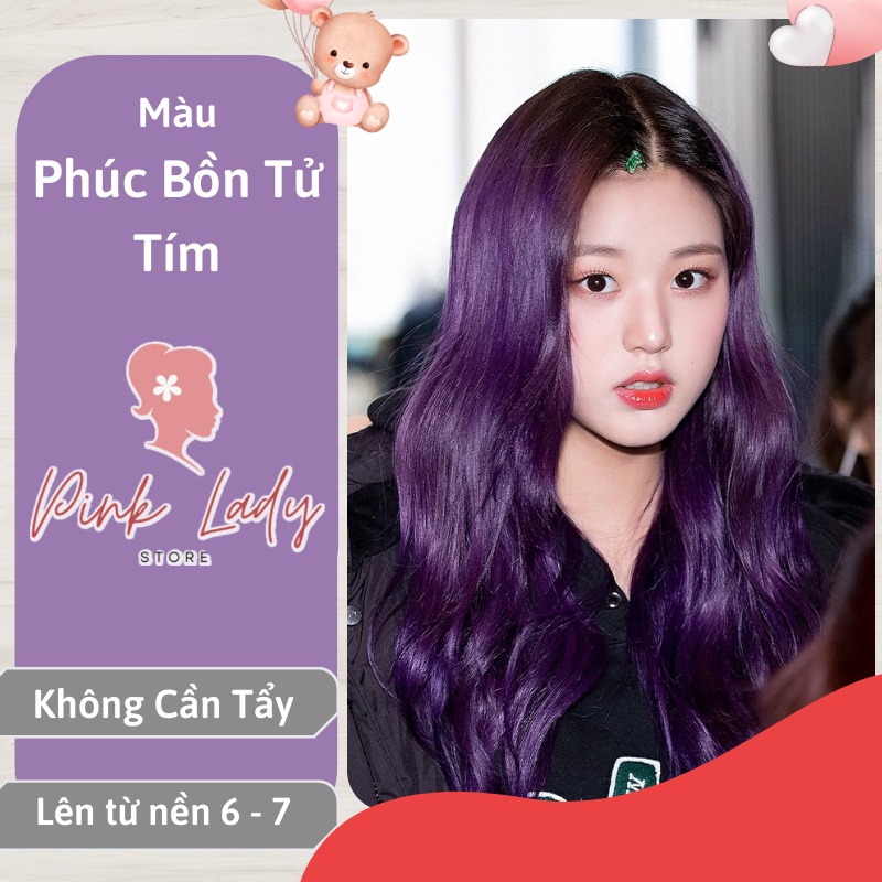 Thuốc nhuộm tóc phúc bồn tử tím không tẩy tại nhà giá rẻ chính hãng OL56