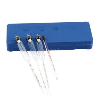 Set 3 dụng cụ đo nồng độ cồn kèm nhiệt kế chuyên nghiệp