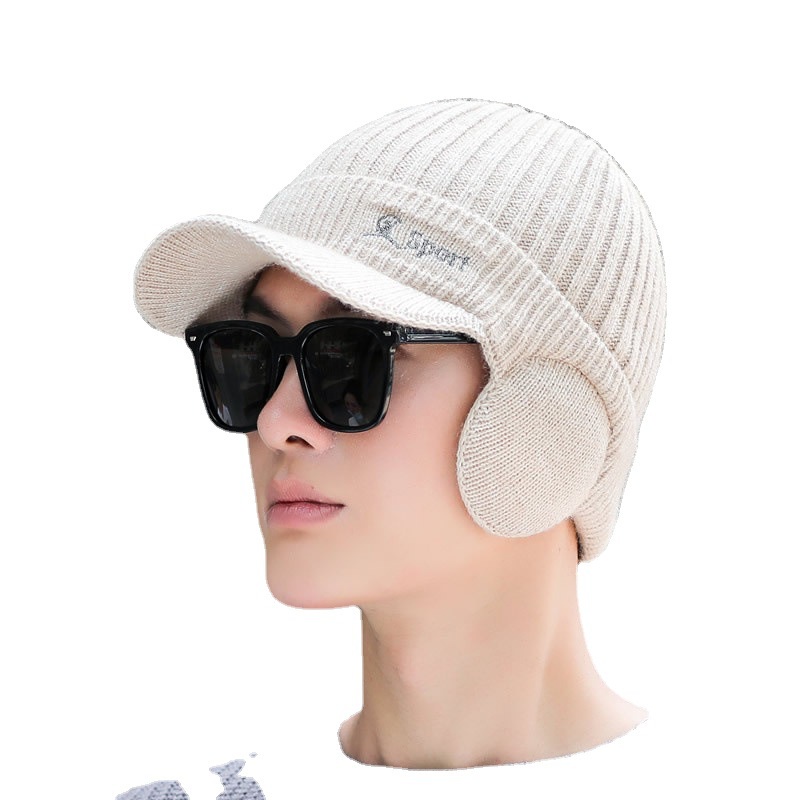 Mũ len dày dặn giữ ấm và bảo vệ tai dành cho nam