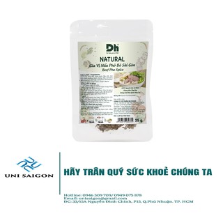 Gói NATURAL Gia Vị Nấu Phở Bò Sài Gòn - Thương hiệu DH Foods