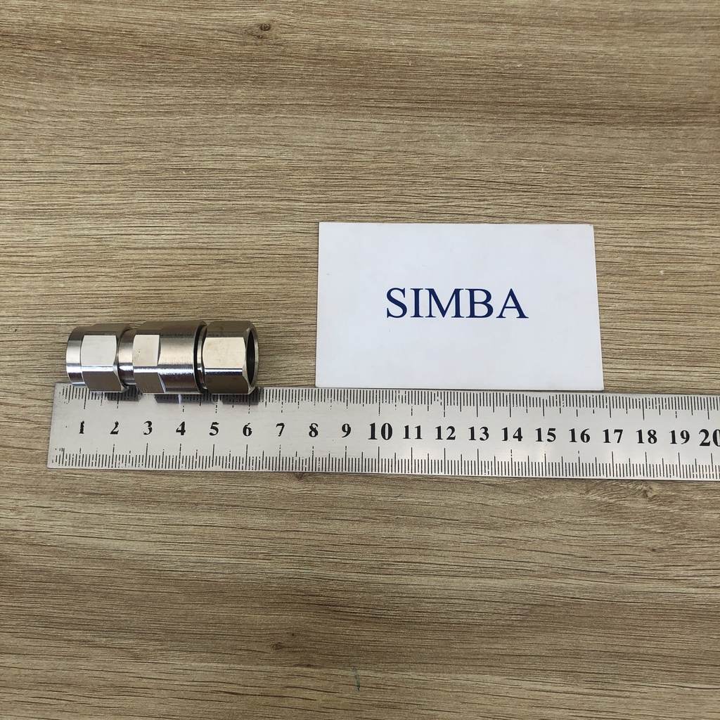 1 cái đầu nối IBS Connector N-male thẳng cho cáp feeder 1/2, NM-1/2''L Hãng Hengxin, hàng nhập khẩu loại tốt