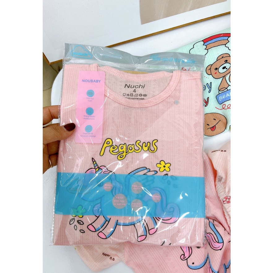 (Xả)(MS17)ĐỒ BỘ CỘC TAY CHO BÉ CHẤT THÔNG HƠI XUẤT NHẬT IN HÌNH SIÊU DỄ THƯƠNG