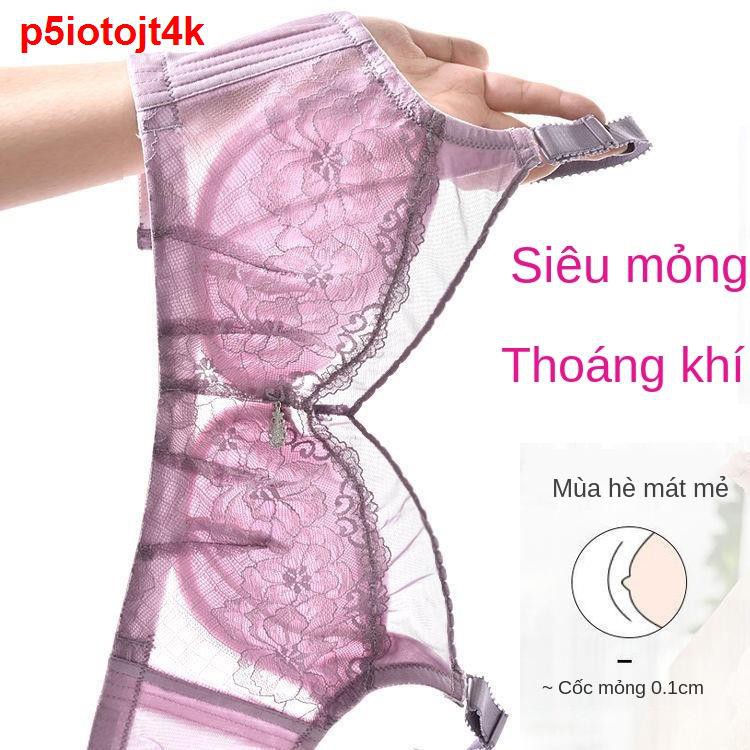 Đồ ngủ & Đồ mặc nhàÁo lót nữ siêu mỏng không viền, ngực khủng , nhỏ tập hợp size lớn ren điều chỉnh chống chảy xệ11