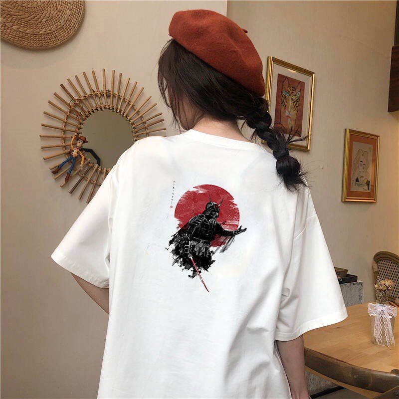 Áo thun nữ tay lỡ form rộng phong cách Nhật Bản đẹp độc lạ vải dày mịn 2020T1636