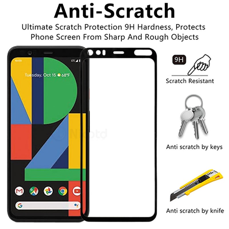 Kính Cường Lực Bảo Vệ 9H Chống Trầy Xước Cho Google Pixel 4