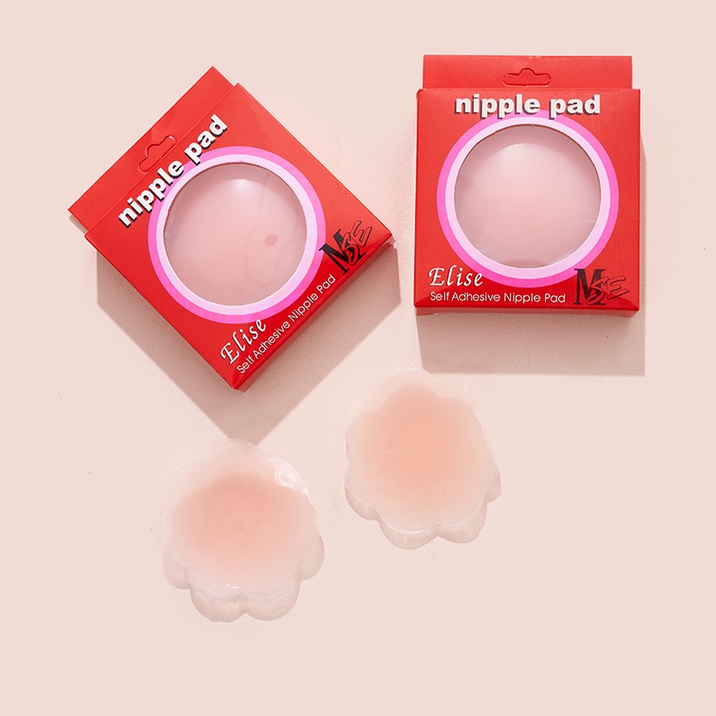 Miếng dán ngực silicon Xuu Design, hình bông hoa dán siêu chắc tái sử dụng nhiều lần - MD01