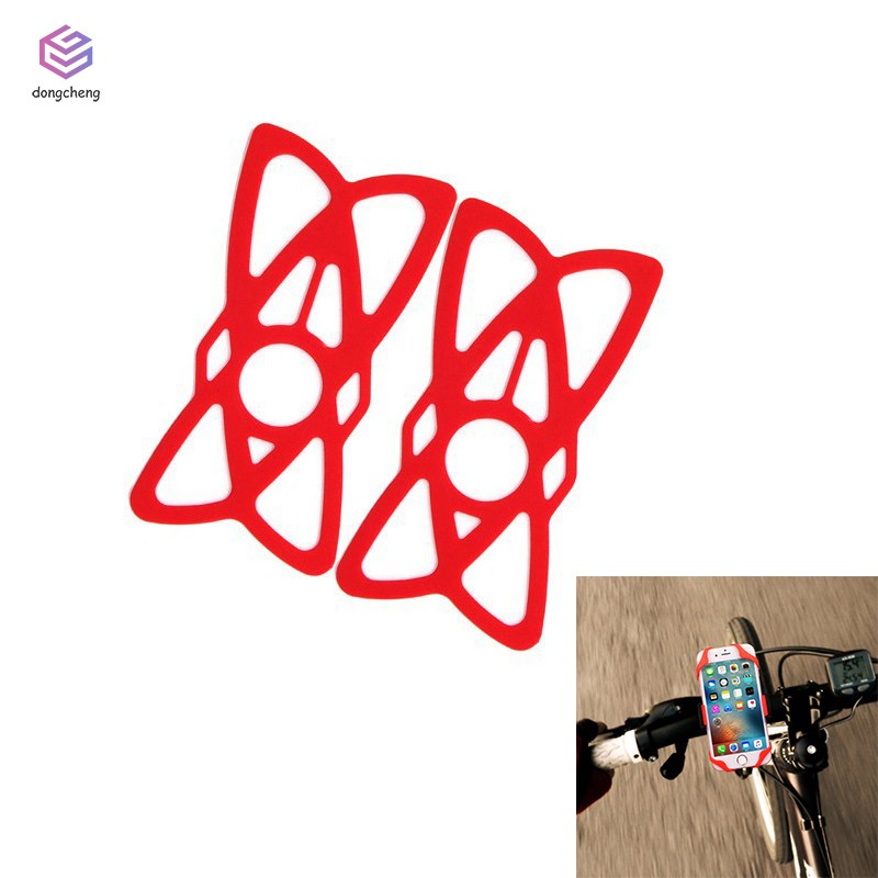 Set 4 dây đai silicon giữ điện thoại gắn tay lái xe đạp tiện dụng