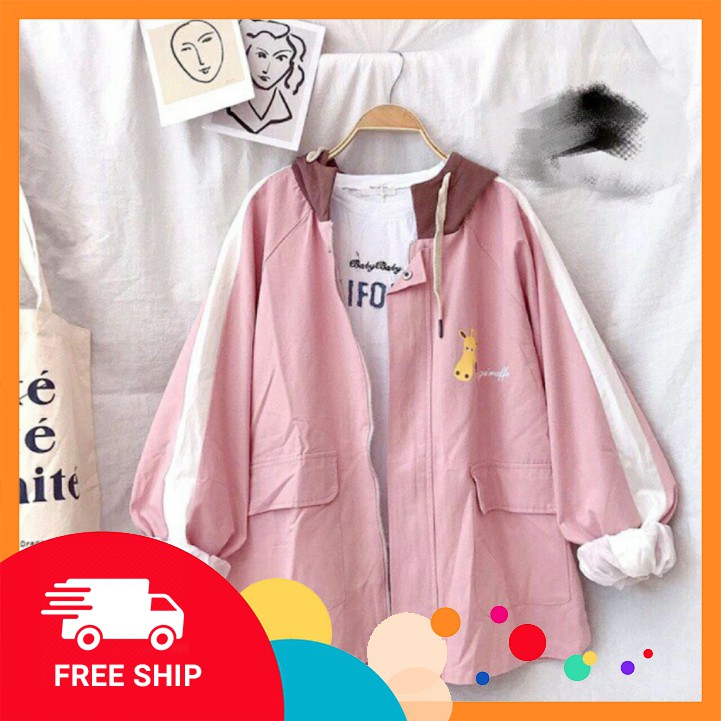 ÁO KHOÁC kaki NỮ TÚI HỘP freesize MÀU TRƠN | BigBuy360 - bigbuy360.vn