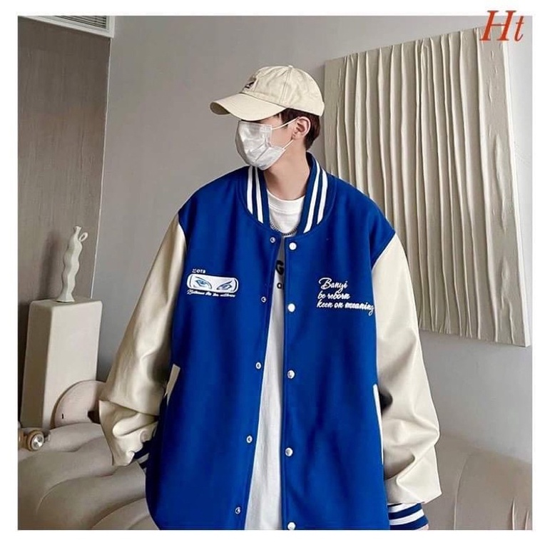Áo bomber nỉ đôi mắt H2A798