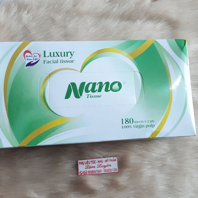 Khăn giấy lụa Nano hộp rút