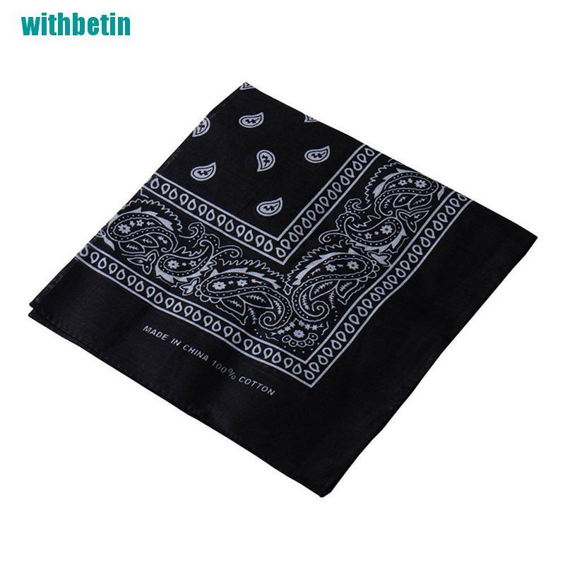 Khăn rằn họa tiết Bandana trùm đầu/quàng cổ tiện dụng khi đi xe đạp Withbetin