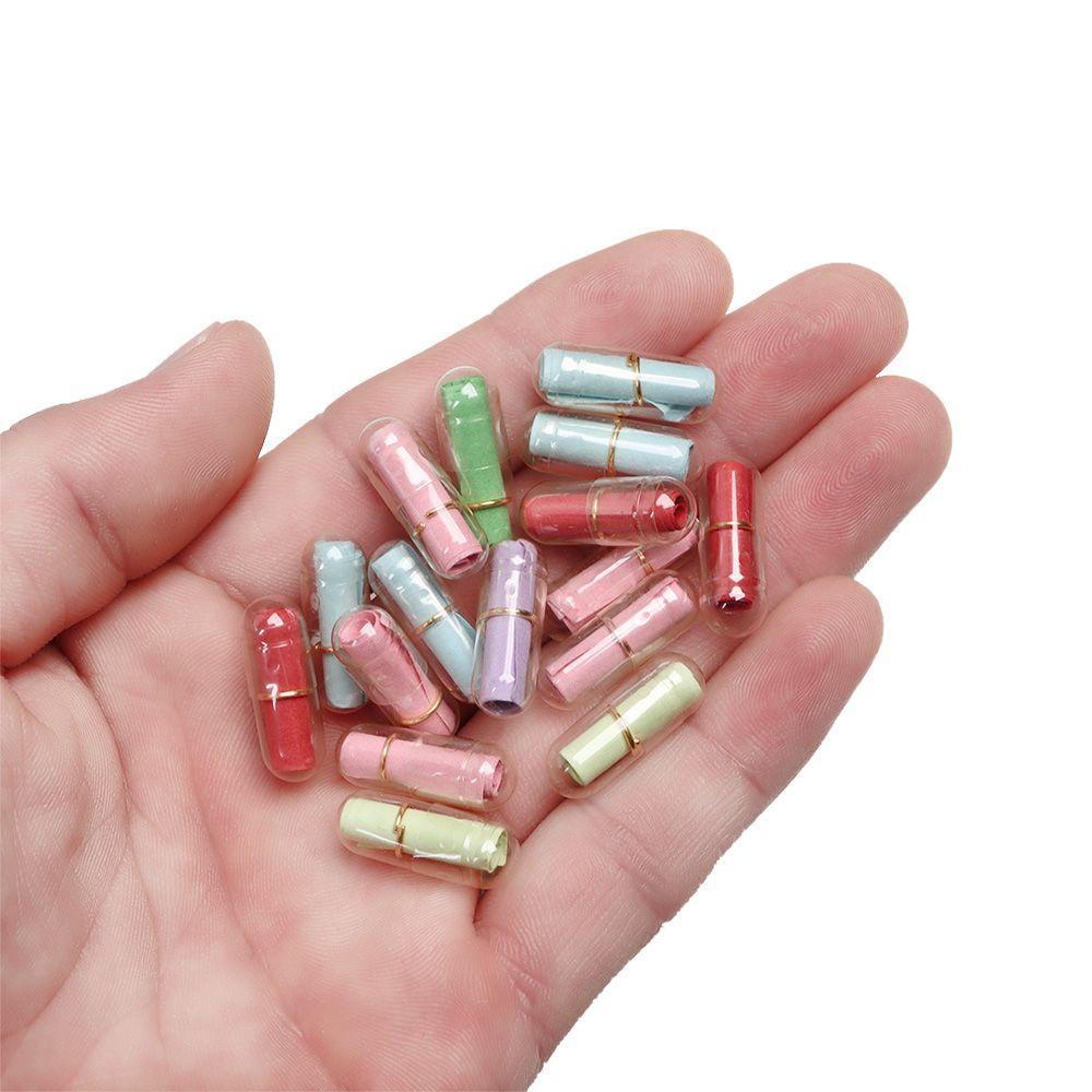 Bộ 50 Lọ Điều Ước Giấy Hình Viên Thuốc Con Nhộng