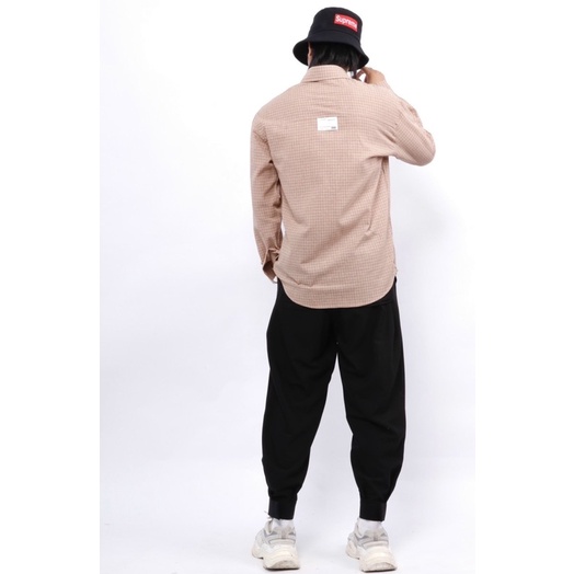 Áo sơ mi caro nam thời trang form suông rộng Nô Store