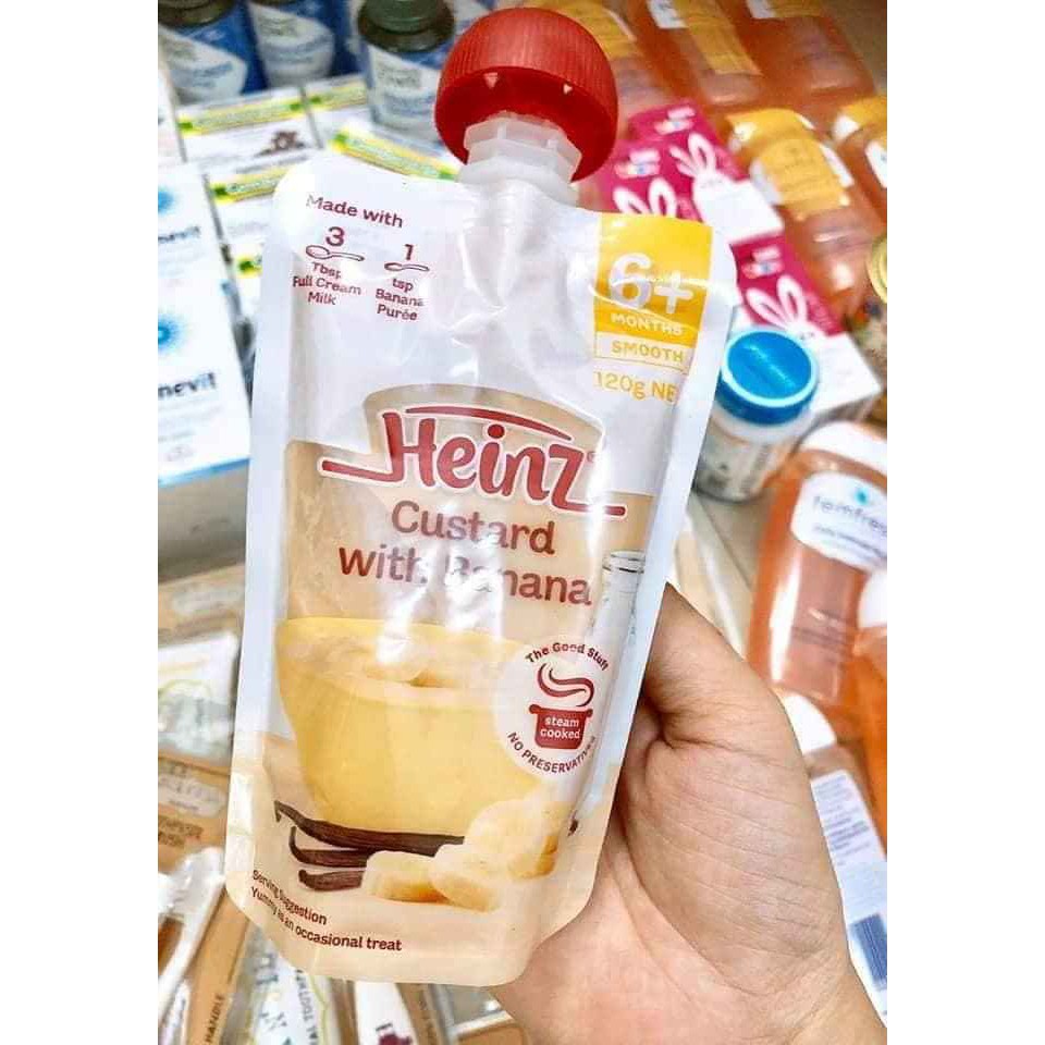 VÁNG SỮA HEINZ CUSTARD [GIÚP BÉ TĂNG CÂN] Váng ngon nhất trong các loại váng.Hàng chuẩn AIR