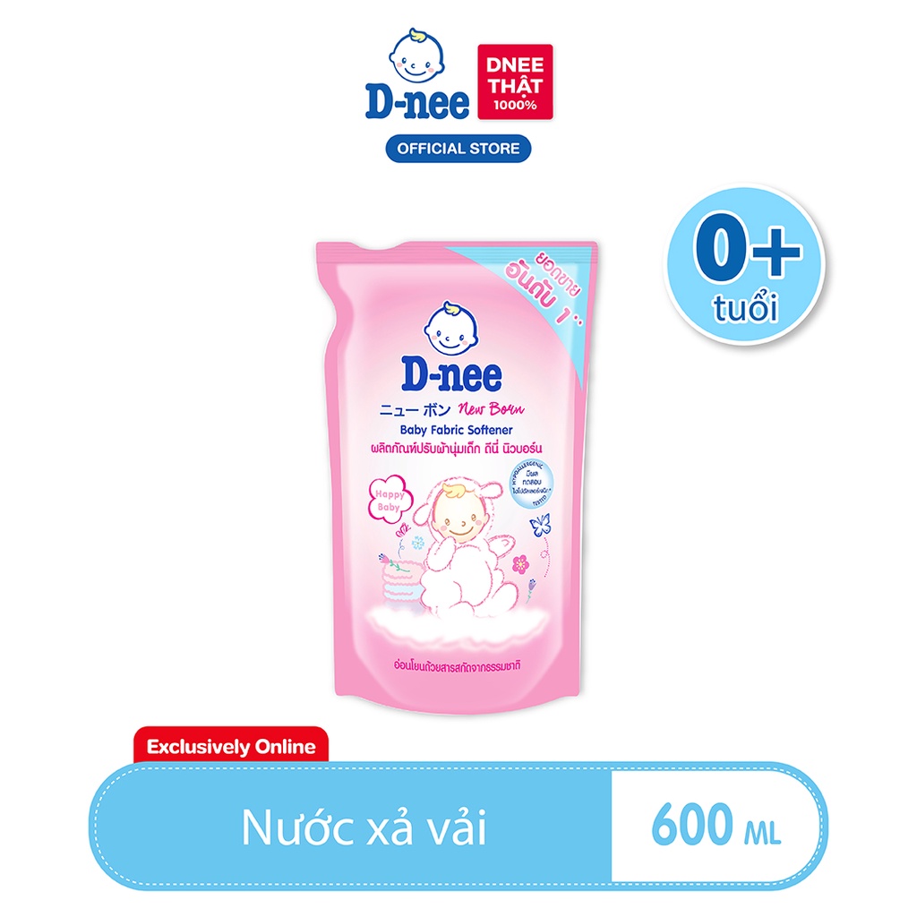 Nước xả vải D-nee 600 ML - Happy Baby