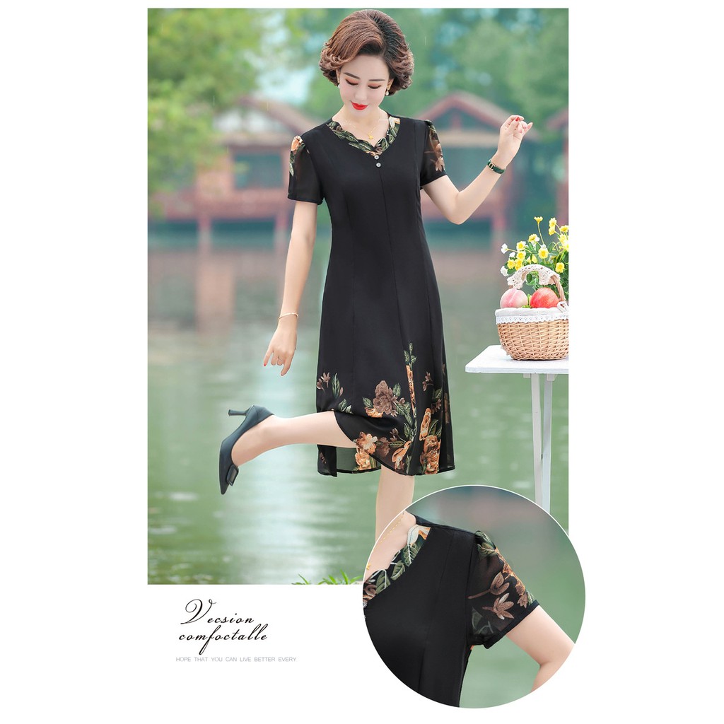 Váy nữ trung niên cho mẹ | BigBuy360 - bigbuy360.vn