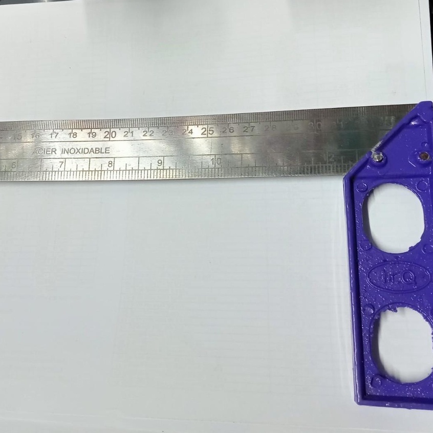 Thước góc cán nhôm dài 30cm dụng cụ của thợ gỗ và thợ xây dựng chuyên nghiệp thước sắt chính xác 100%