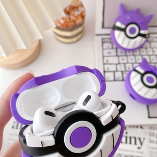 Vỏ Bảo Vệ Hộp Sạc Tai Nghe AirPods3 Geng Ghost Elf 2021 / AirPods3 Họa Tiết Pokemon Dễ Thương Ốp