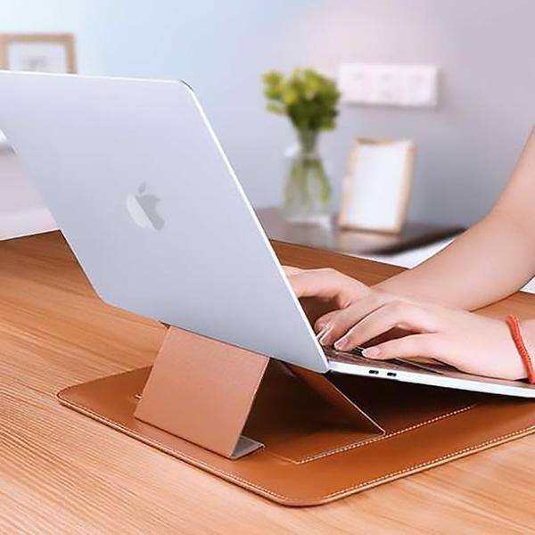 Bao da Wiwu Skin Pro III cho Macbook Surface 13&quot;-13.3&quot; kết hợp đế kê máy tiện lợi