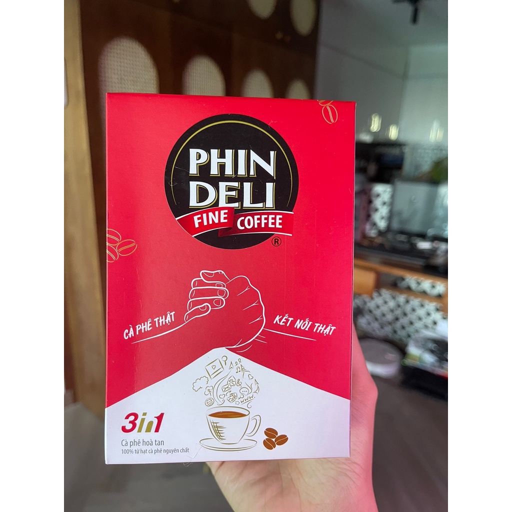 COMBO 2 HỘP CÀ PHÊ HÒA TAN PHIN DELI 3 IN 1 CỦA TẬP ĐOÀN NOVA - hộp (18 gói x 17gr)