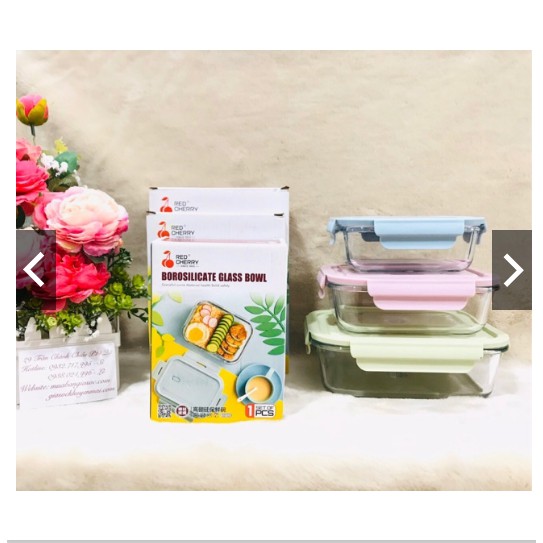 Hộp cơm văn phòng thủy tinh, Hộp đựng thực phẩm chữ nhật cao cấp có nắp hút chân không, đa năng -Thố thủy tinh chữ nhật | BigBuy360 - bigbuy360.vn