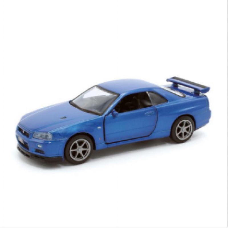 Xe Ô Tô Đồ Chơi Nissan GT-R34 Spec II ( Màu Xanh Dương ) – Tayumo