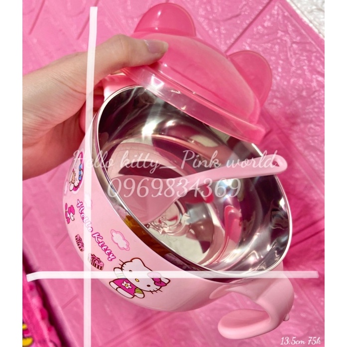 Tô ăn dặm hello kitty