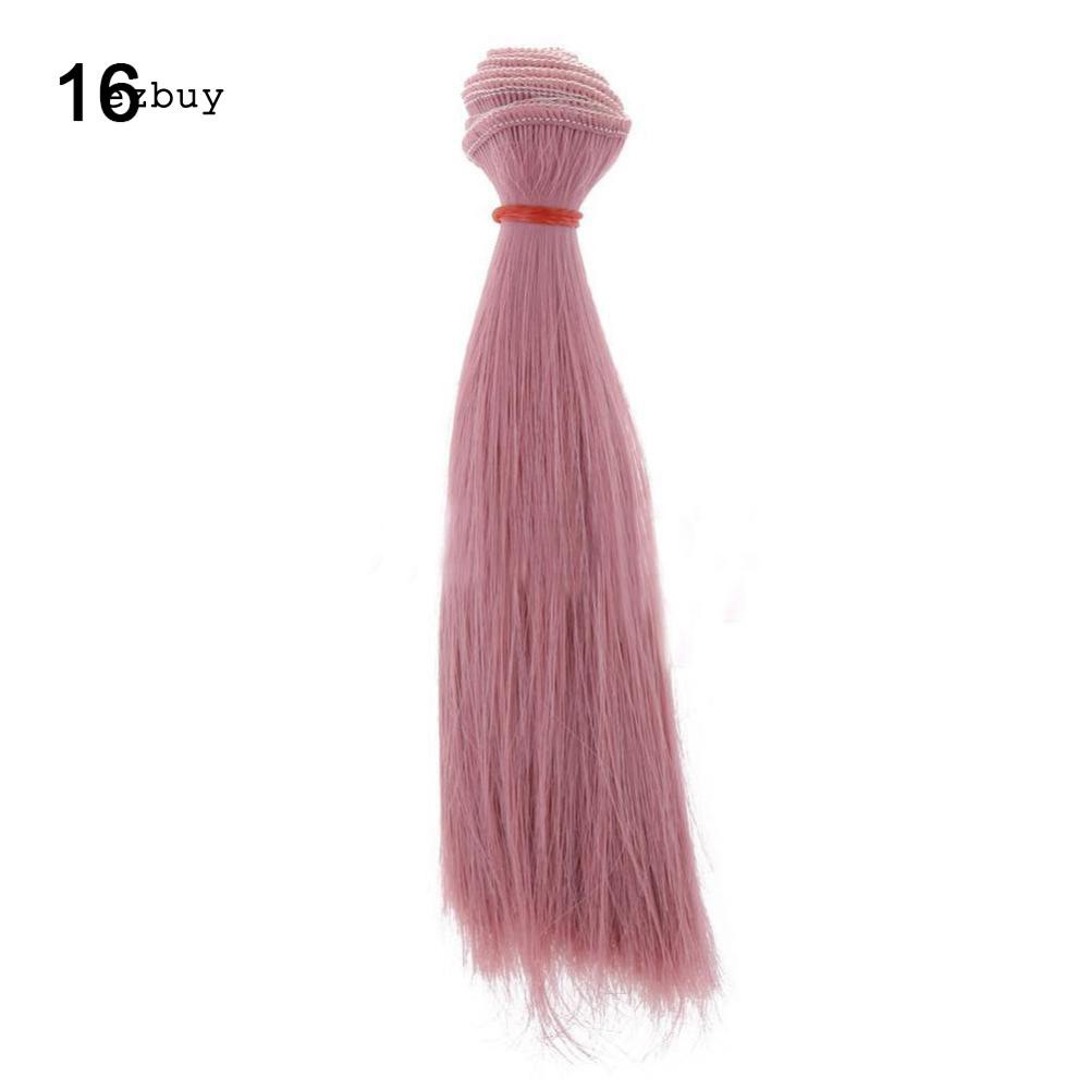 Bộ tóc giả thẳng dài 15cm dùng cho búp bê