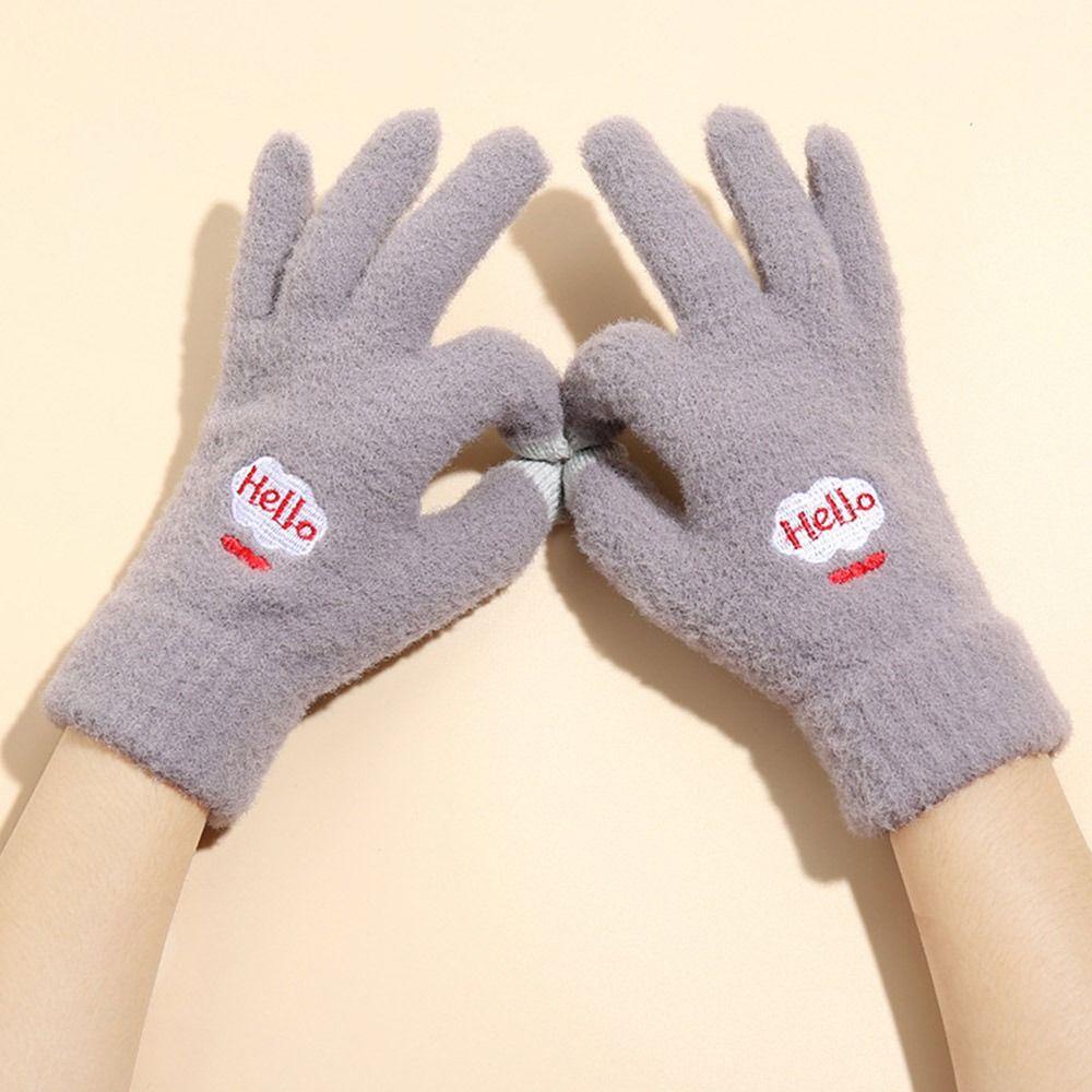 MIHAN1 Găng Tay Lái Xe Cảm Ứng Màn Hình Dễ Thương