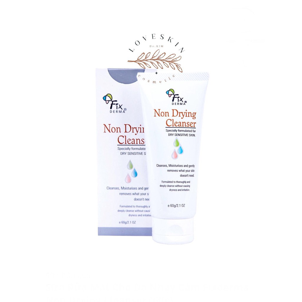 Sữa Rửa Mặt Cho Da Nhạy Cảm Fixderma Non Drying Cleanser 60g