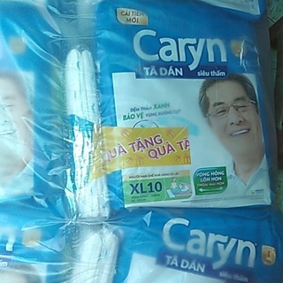 Tã dán Caryn Size XL10 miếng siêu thấm mẫu mới