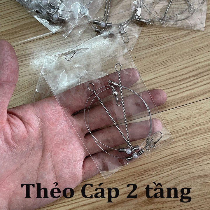Thẻo Cáp, Thẻo Cước 2 TẦNG / 3 TẦNG - Thẻo Cáp, thẻo Cước Câu Cá Sông, Cá Chim
