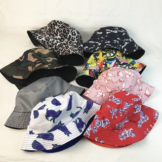 Nón Tai Bèo Hai Mặt Họa Tiết Động Vật Dễ Thương Cho Nam Và Nữ