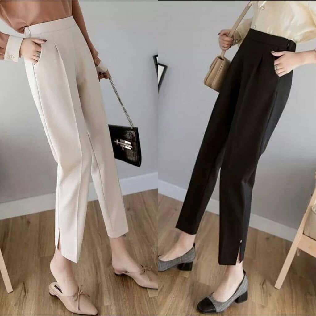 Quần tây nữ 💖FREESHIP💖 - Quần tây xẻ gấu | BigBuy360 - bigbuy360.vn