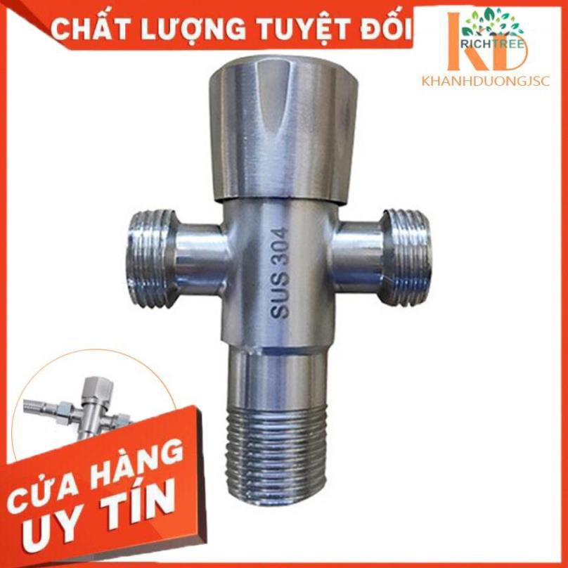 Van chia nước chữ T giảm áp lực nước Inox 304