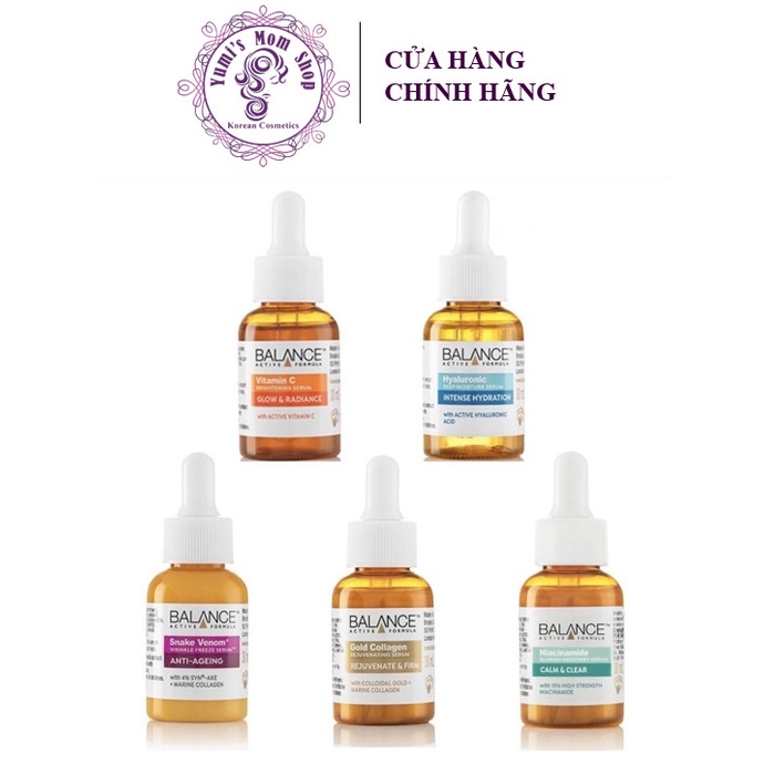 Tinh chất dưỡng trắng da, mờ thâm, dưỡng ẩm Balance Active Formula Serum 30ml