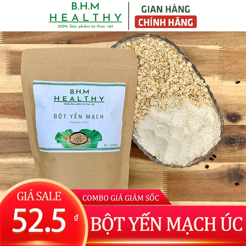 Bột Yến Mạch Úc (Oat Flour) Làm Bữa Sáng Dinh Dưỡng Ăn Dặm - Hỗ Trợ Làm Đẹp, Cải Thiện Vóc Dáng Hiệu Quả